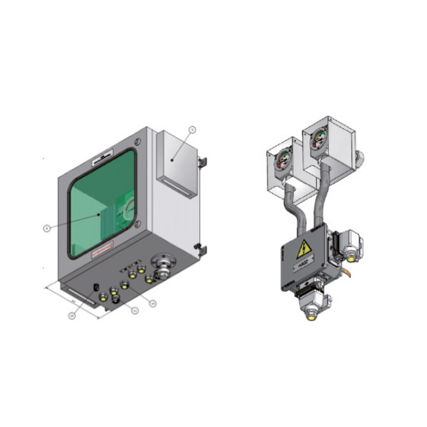 Gas filling station junction box by ELECTRONSYSTEM MD